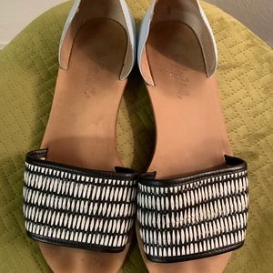 Loeffler Randall flat sandals 7.5